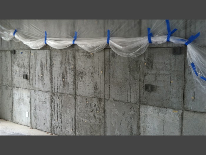 5 of 18         Interior Concrete Wall Design - Bedroom