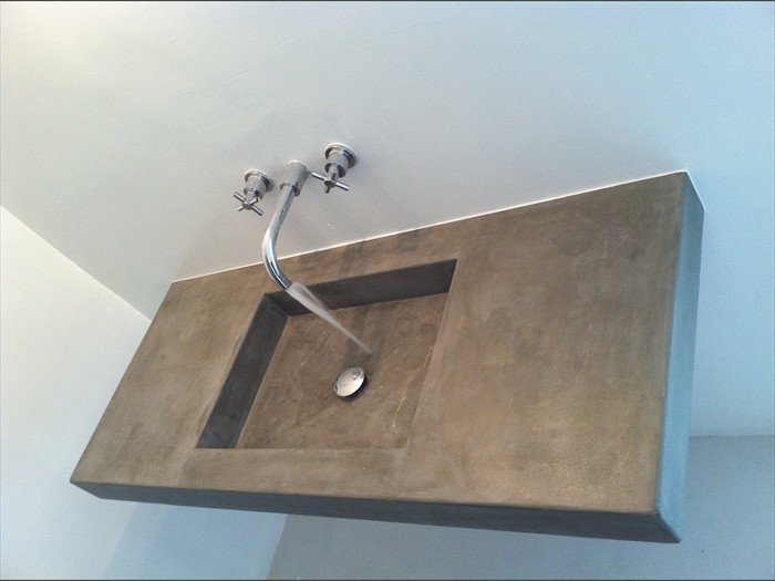 18 of 30 - Sink    |    Microtopping Plywood Top